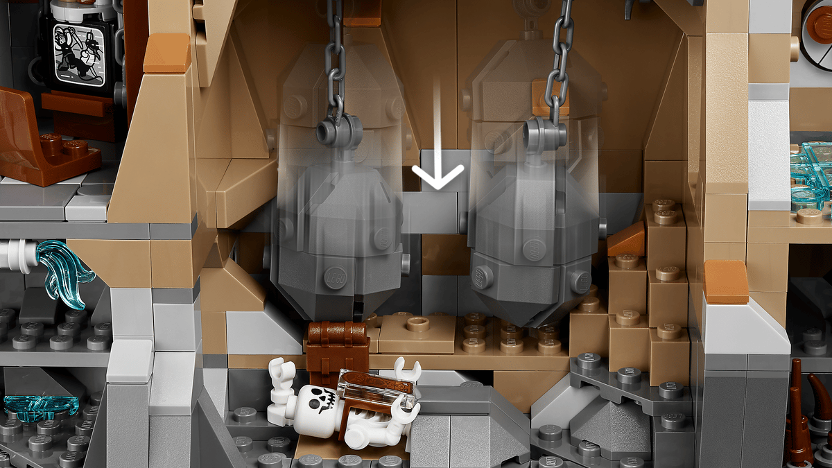 LEGO グーニーズ 21363 洞くつシーン 内部