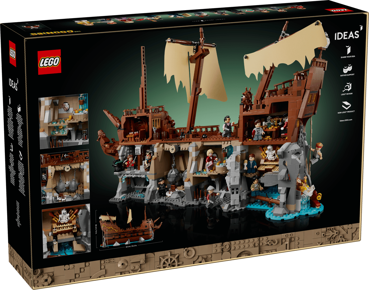 LEGO グーニーズ アドベンチャー 21363 パッケージ裏面