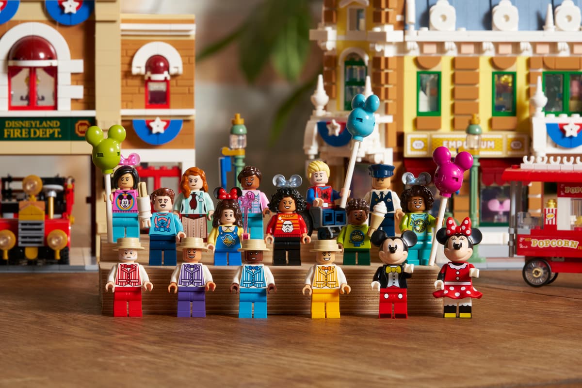 LEGO Main Street, U.S.A. 43302 ミニフィグ 16体 ミッキー ミニー ダッパーダンズ