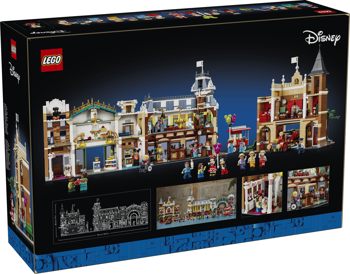 LEGO Main Street, U.S.A. 43302 パッケージ裏面