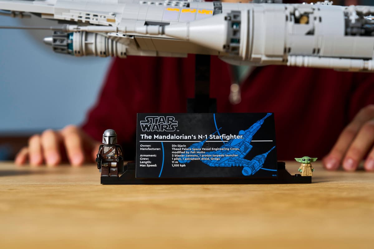 LEGO N-1スターファイター 75442 ミニフィグ ディン・ジャリン グローグー