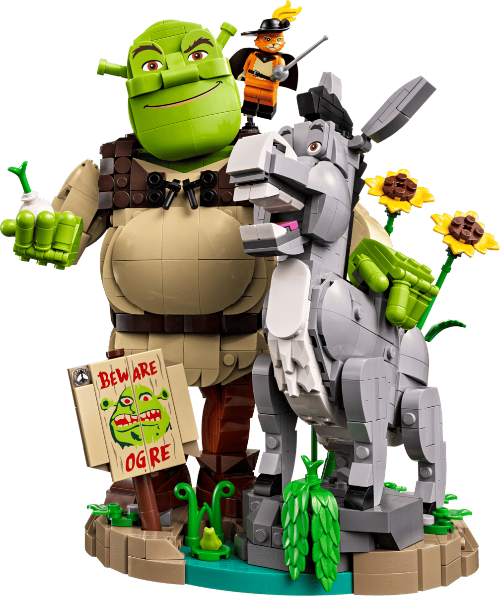 LEGO シュレック、ドンキー、長ぐつをはいたネコ 72423 全体像