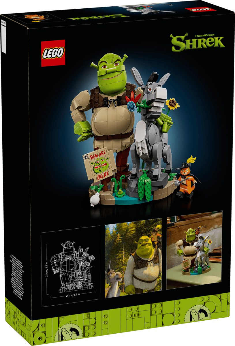 LEGO シュレック、ドンキー、長ぐつをはいたネコ 72423 パッケージ裏面