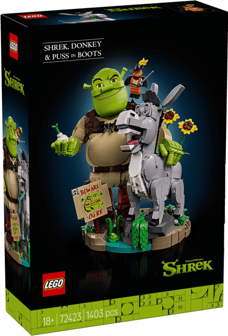 LEGO シュレック、ドンキー、長ぐつをはいたネコ 72423 パッケージ表面