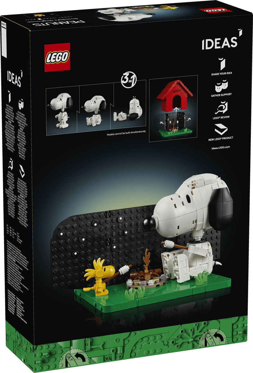 LEGO スヌーピーの犬小屋 21368 パッケージ裏面