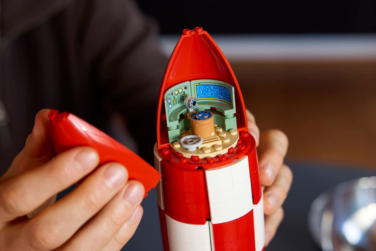LEGO タンタン 月ロケット 21367 内部コックピット