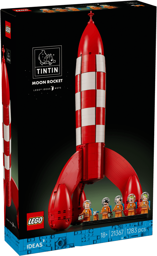 LEGO タンタン 月ロケット 21367 パッケージ表面
